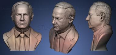 3D model Benjamin Netanyahu (STL)